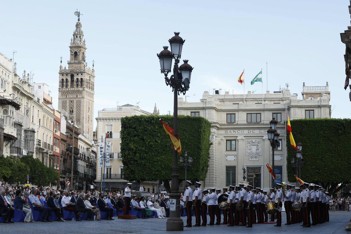 Actos con motivo del centenario de la base de Tablada