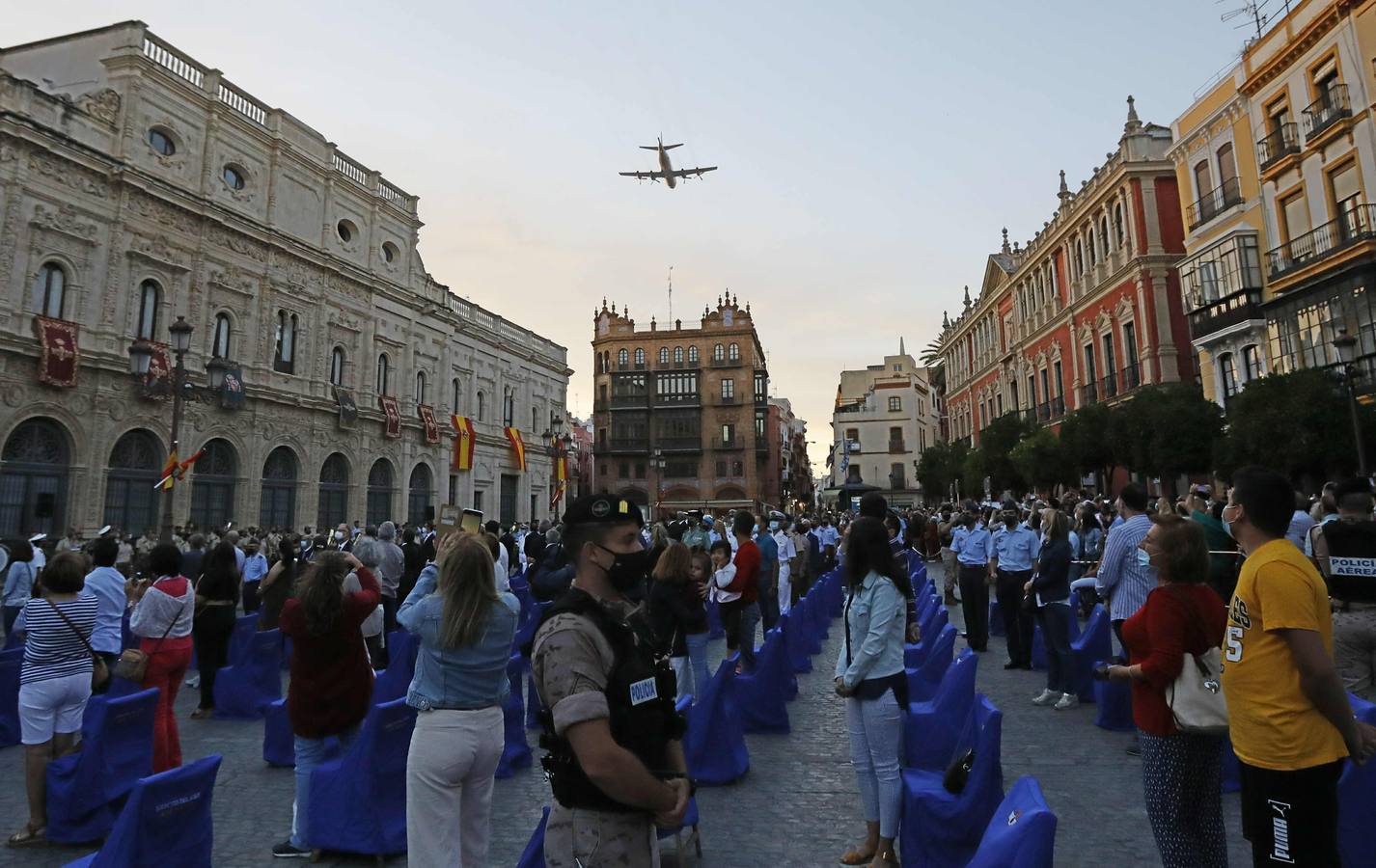 Actos con motivo del centenario de la base de Tablada