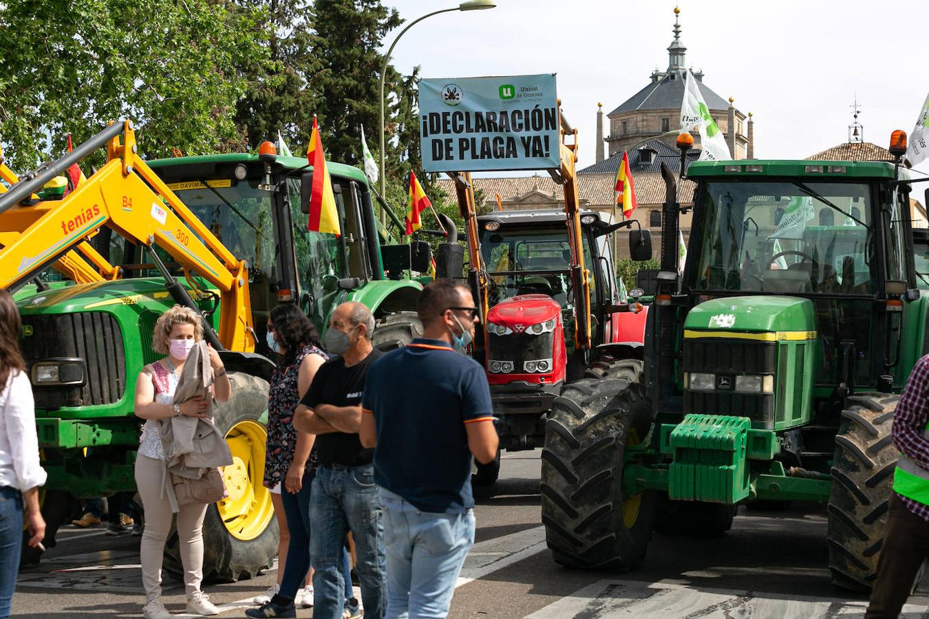 &#039;Tractorada&#039; en Toledo para exigir ayudas para el olivar afectado por Filomena