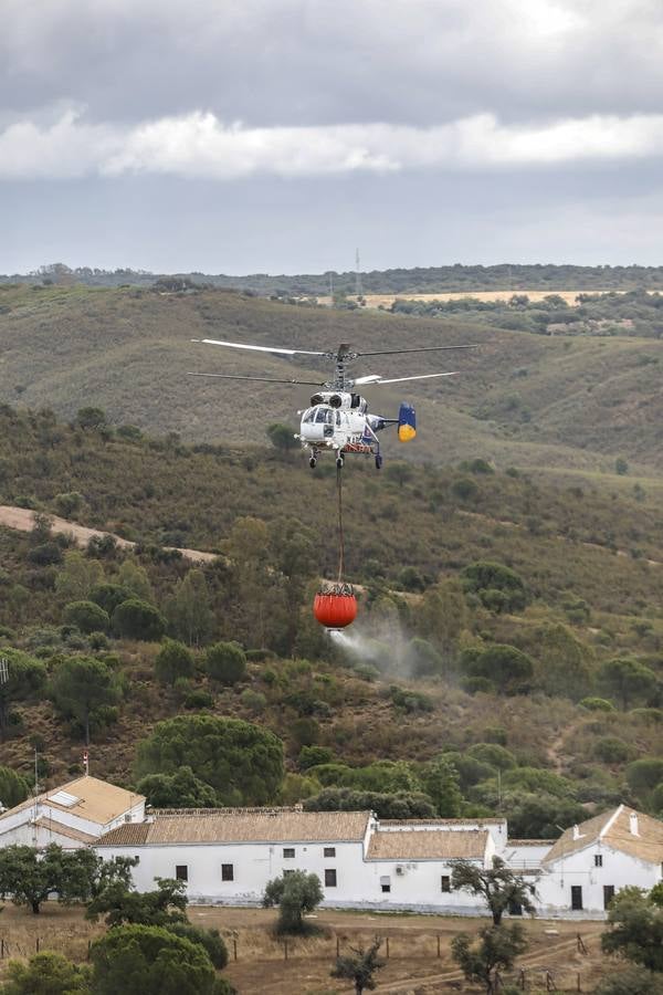 Los helicópteros Súper Puma, preparados contra el fuego