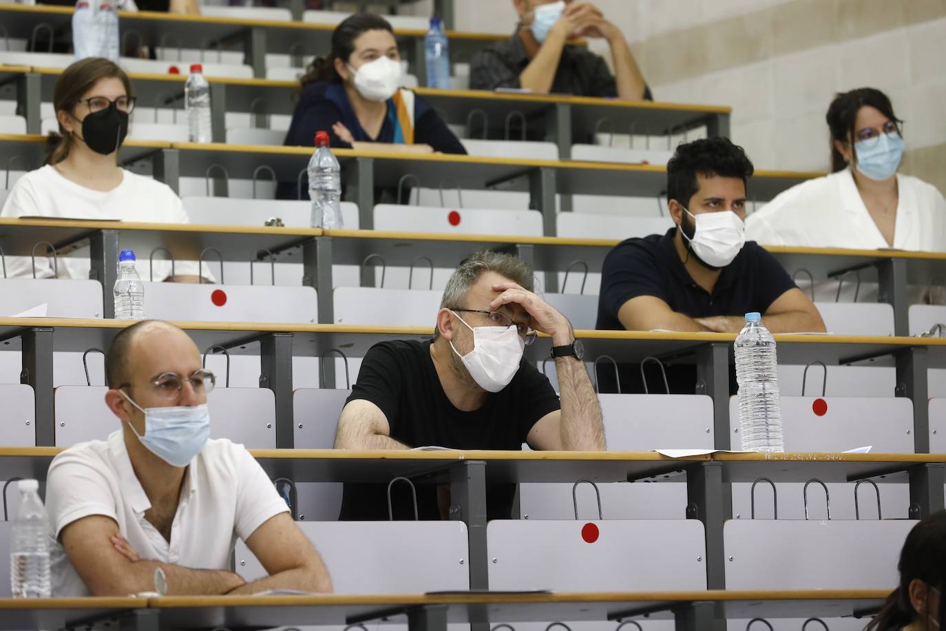 En imágenes, las oposiciones al cuerpo de profesores en Córdoba