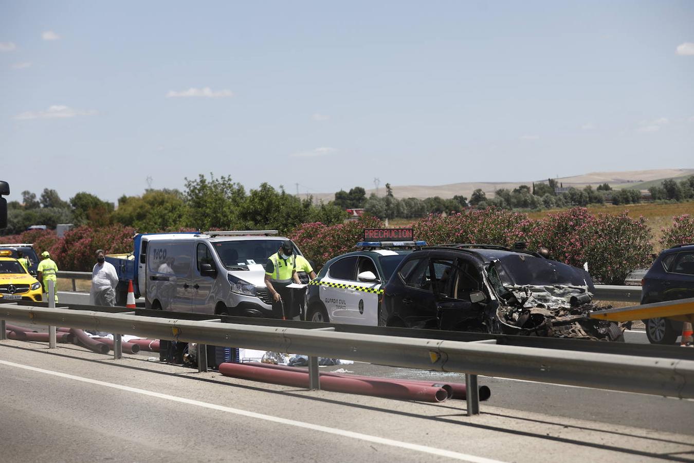 Accidente Córdoba | La zona del siniestro con tres muertos y dos heridos, en imágenes