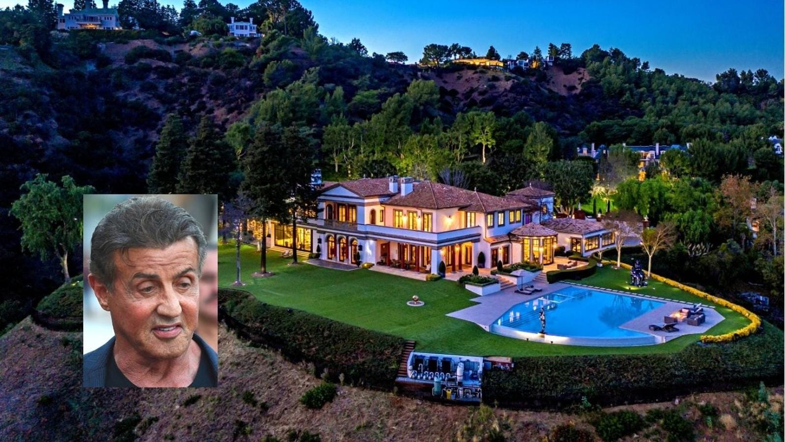 Sylvester Stallone se ve obligado a rebajar 25 millones su mansión más espectacular