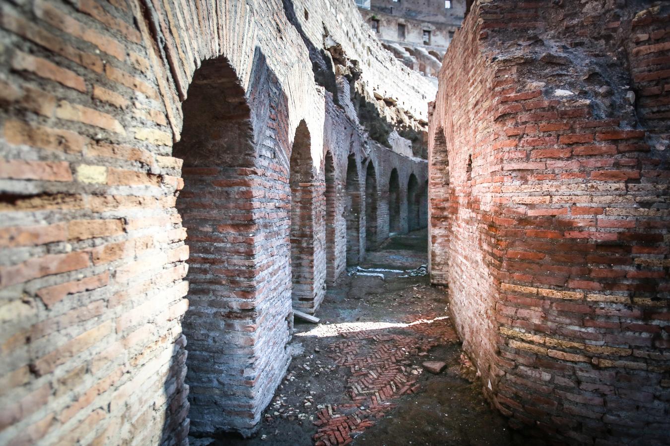 Por primera vez, los visitantes del Coliseo de Roma pueden explorar por completo los túneles y cámaras subterráneas donde los gladiadores y las fieras se preparaban para la batalla.