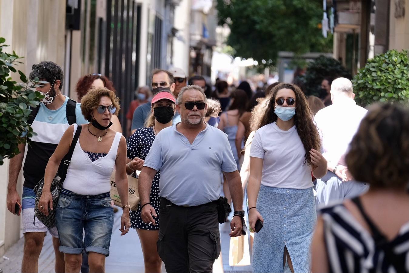 Primer día sin mascarilla en exteriores