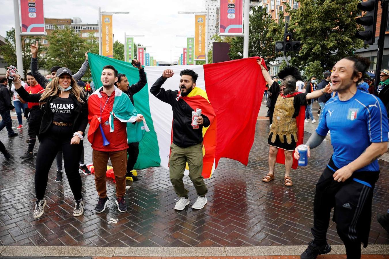 Wembley vibra con el Italia - España más atípico de la historia