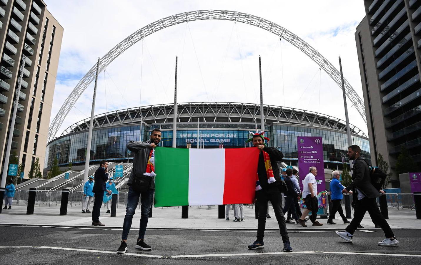 Wembley vibra con el Italia - España más atípico de la historia