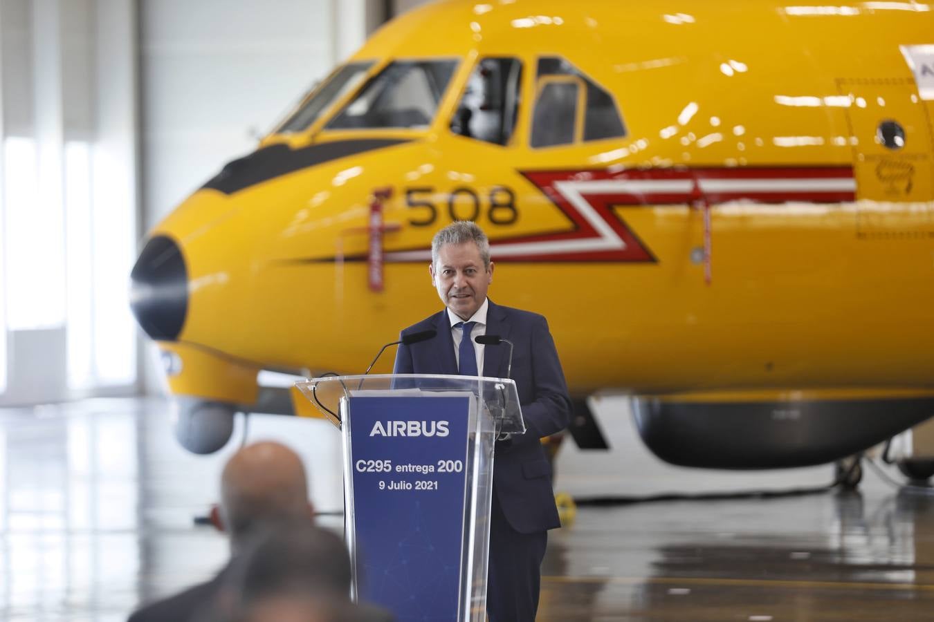 En imágenes, Airbus entrega su avión 200 del modelo C295