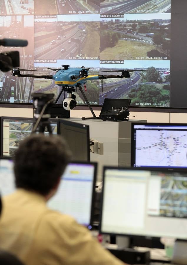 Los drones que vigilarán el tráfico en Andalucía