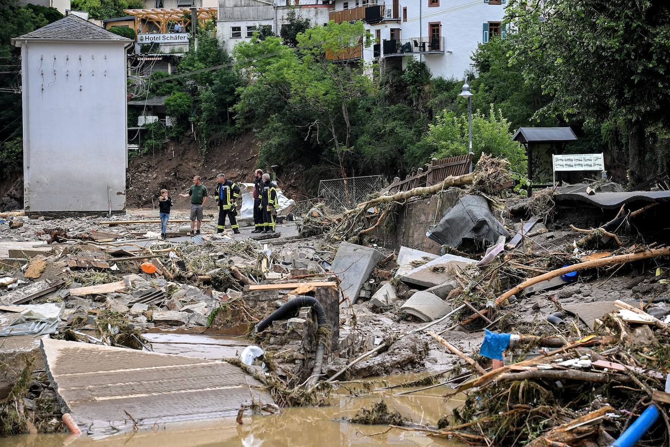 En imágenes: los destrozos causados por las inundaciones en Alemania