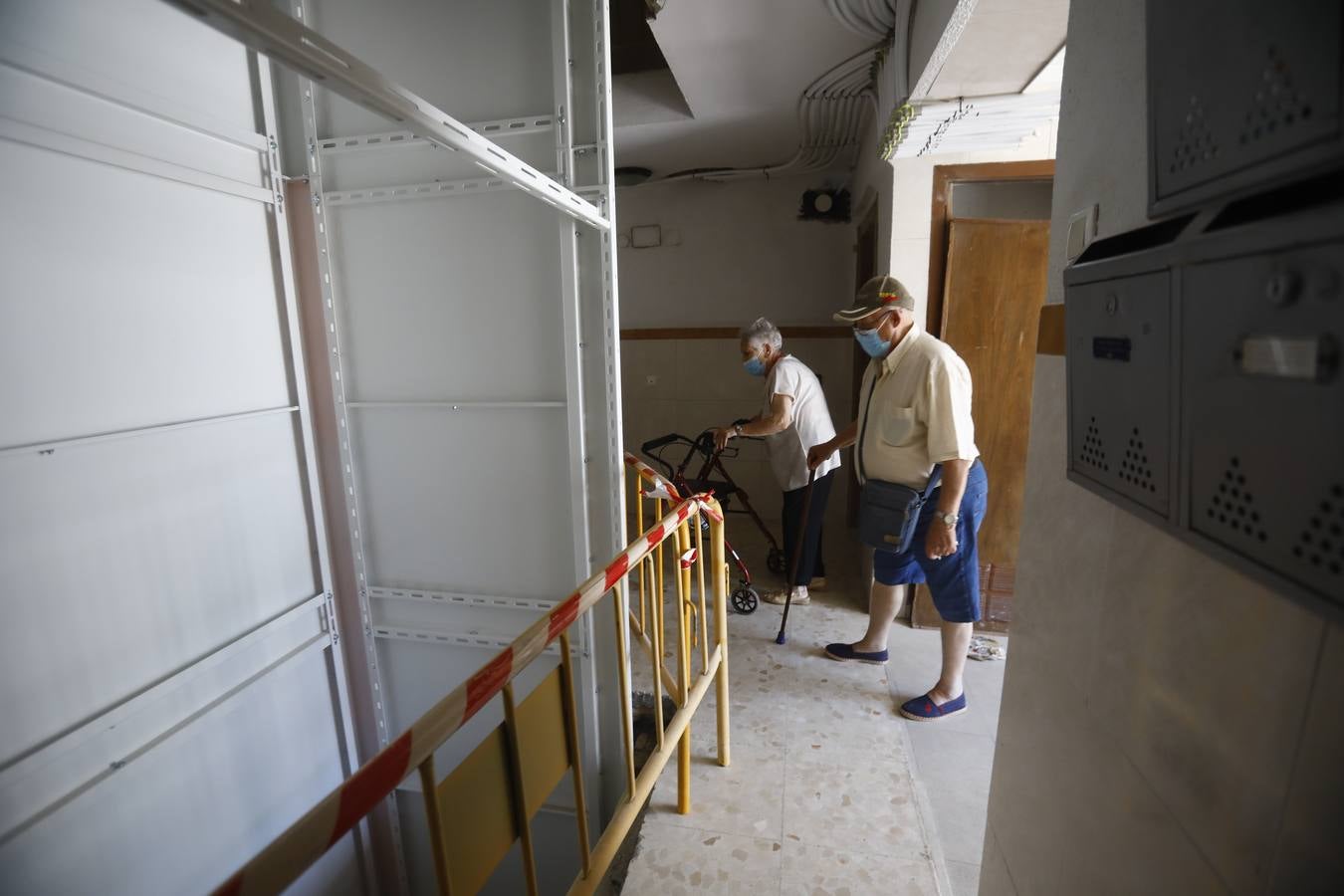 El estado del Santuario en Córdoba antes de recibir los ascensores, en imágenes