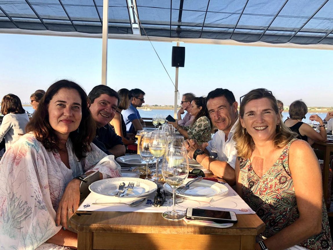 Isa Soto, Jorge Barallobre, Leandro Izquierdo y Conchita Martínez. 
