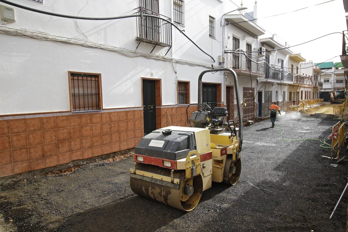 El alcalde de Sevilla visita las obras de Torreblanca