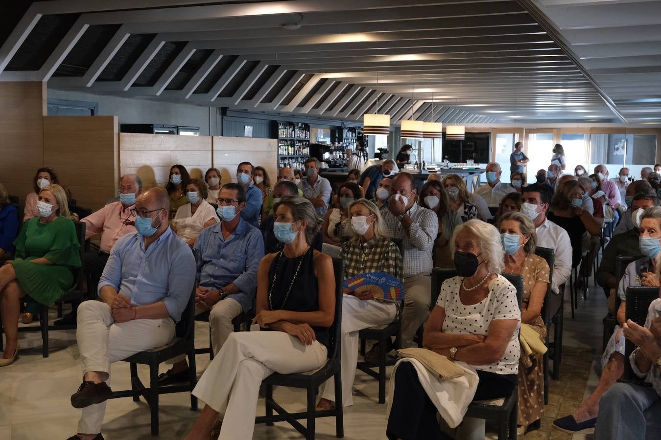 FOTOS: Jesús Aguirre en el Aula de Cultura de El Buzo, en el Club de Golf de Vista Hermosa