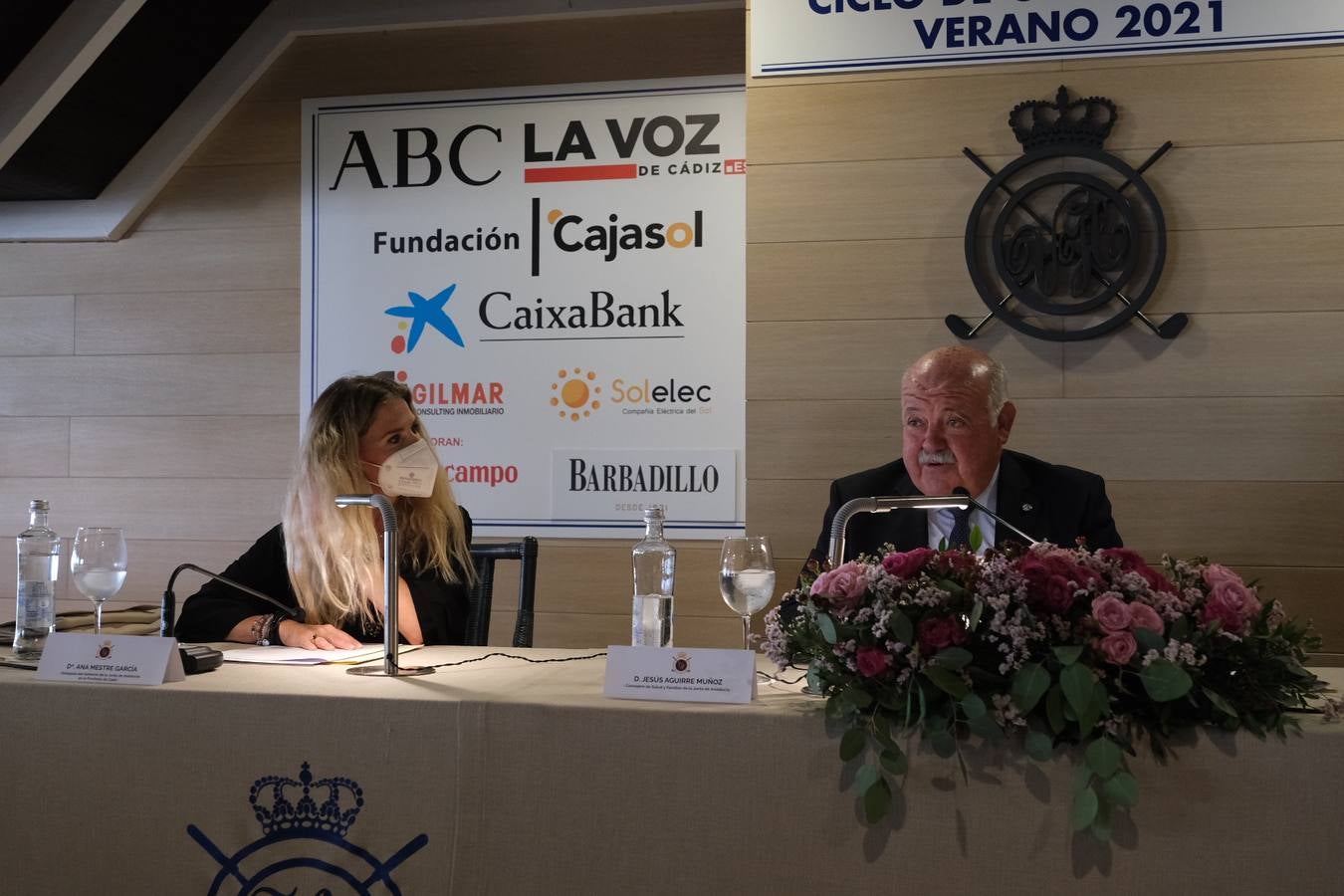 FOTOS: Jesús Aguirre en el Aula de Cultura de El Buzo, en el Club de Golf de Vista Hermosa