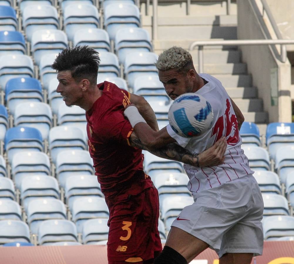 El partido del Sevilla FC - AS Roma, en imágenes