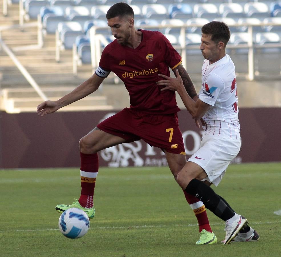 El partido del Sevilla FC - AS Roma, en imágenes