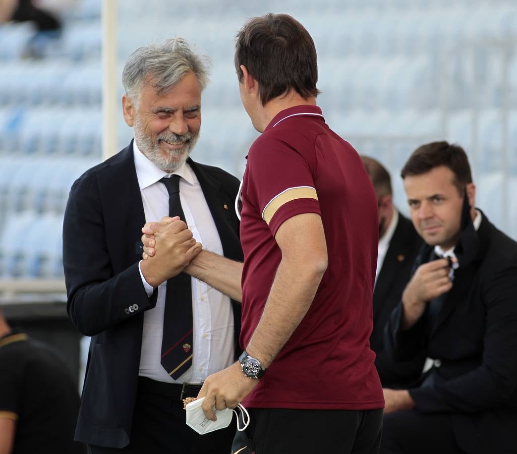 El partido del Sevilla FC - AS Roma, en imágenes