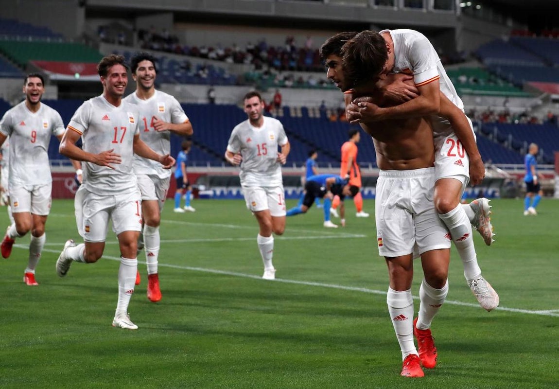 Metal con suspense. La selección de fútbol se tuvo que ir a la prórroga contra Japón, concratemente hasta el minuto 115, para certificar su pase a la final olímpica, donde espera Brasil. Asensio anotó al borde del final del partido para asegurar el metal para el combinado dirigido por Luis de la Fuente. Brasil, por su parte, había ganado a México en la tanda de penaltis.