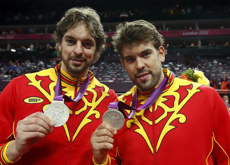 Los hermanos, con la plata en Londres 2012. 