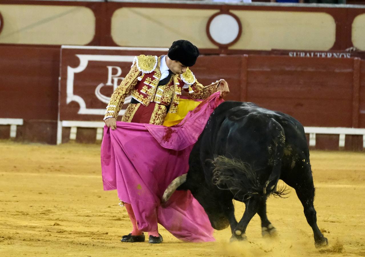 Pablo Aguado y José  María Manzanares,  en el mano a mano de El Puerto de Santa María