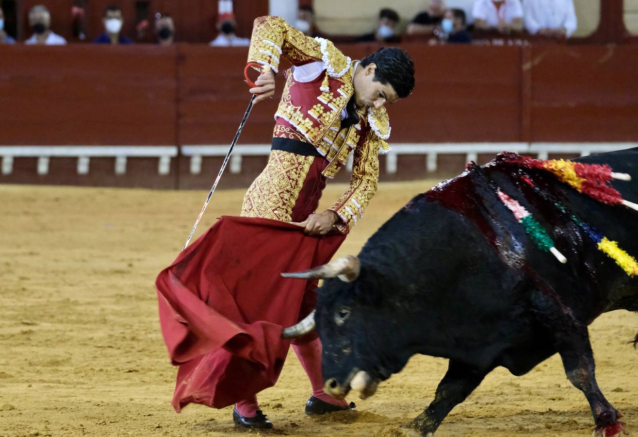 Pablo Aguado y José  María Manzanares,  en el mano a mano de El Puerto de Santa María