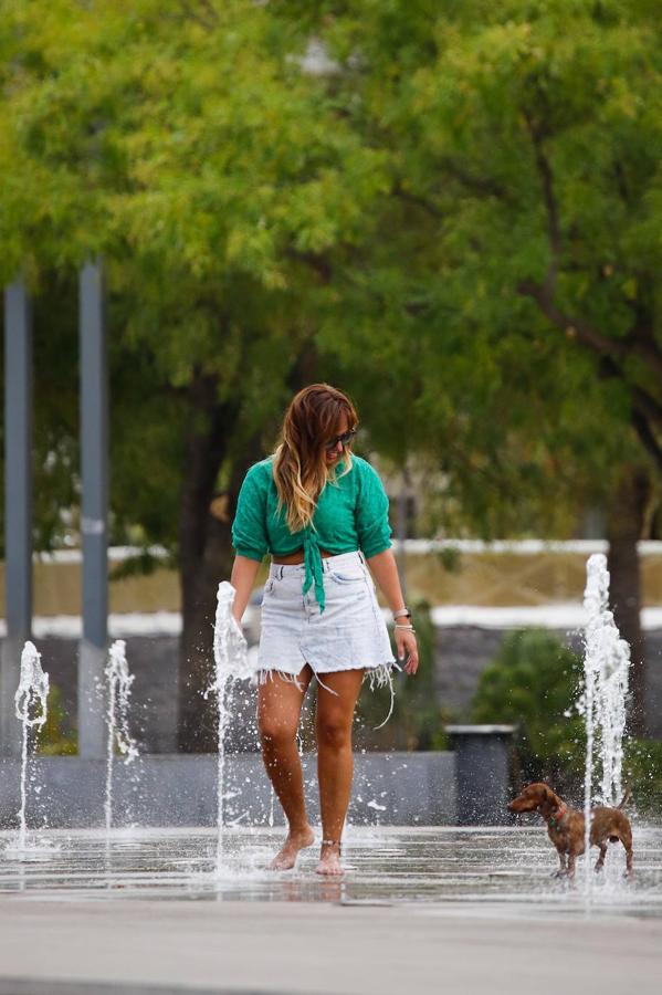 En imágenes, Córdoba se prepara para la gran ola de calor del verano