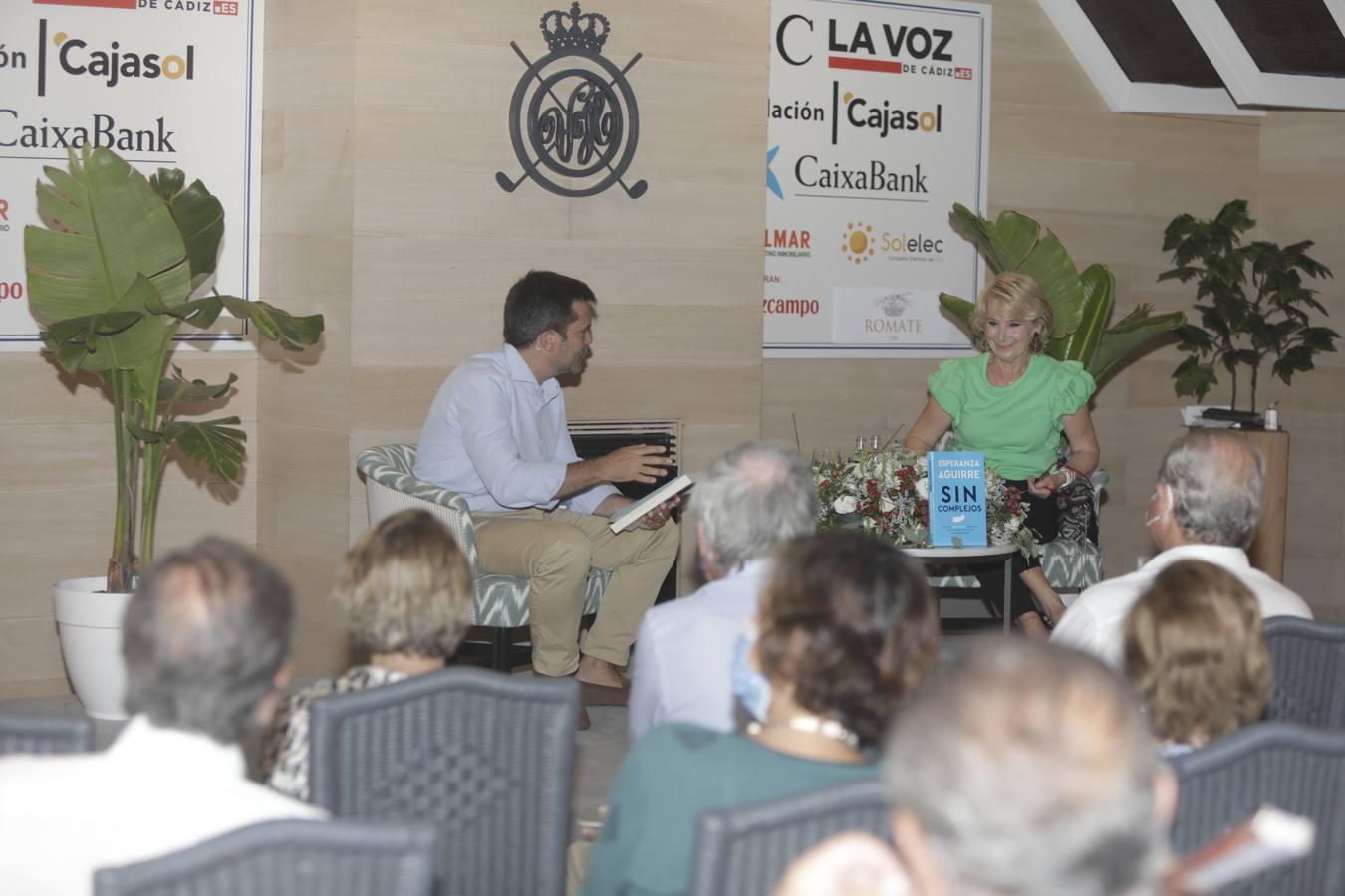 FOTOS: Esperanza Aguirre en el Aula de Cultura de El Buzo, en El Puerto