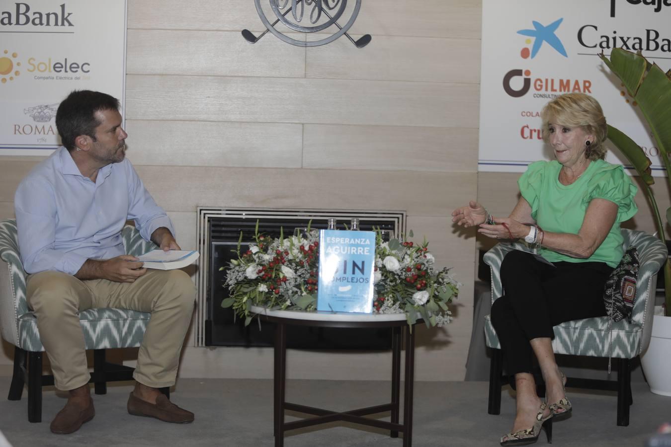 FOTOS: Esperanza Aguirre en el Aula de Cultura de El Buzo, en El Puerto