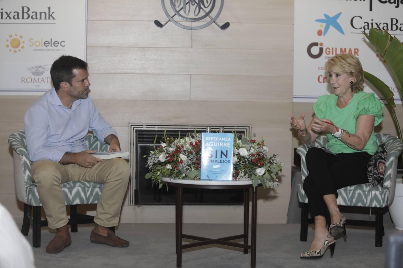 FOTOS: Esperanza Aguirre en el Aula de Cultura de El Buzo, en El Puerto