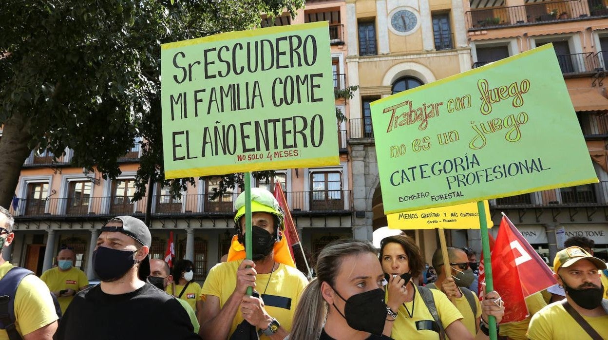 Enésima protesta de los trabajadores de Geacam