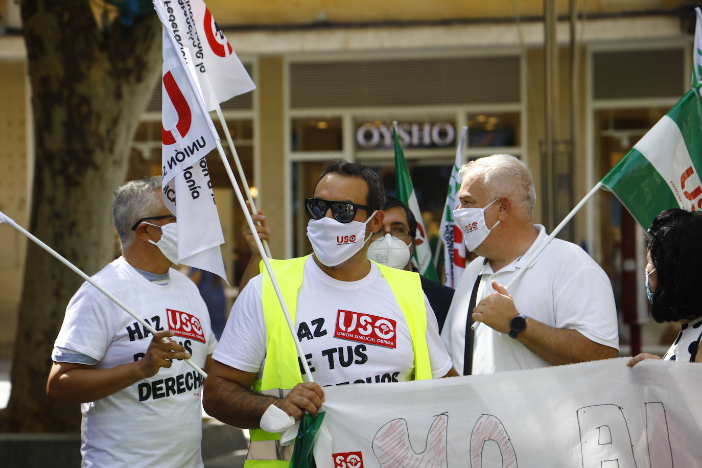 La protesta de los trabajadores de Emergia en Córdoba, en imágenes