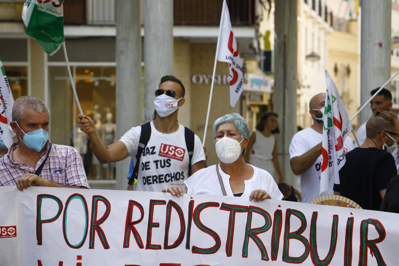 La protesta de los trabajadores de Emergia en Córdoba, en imágenes