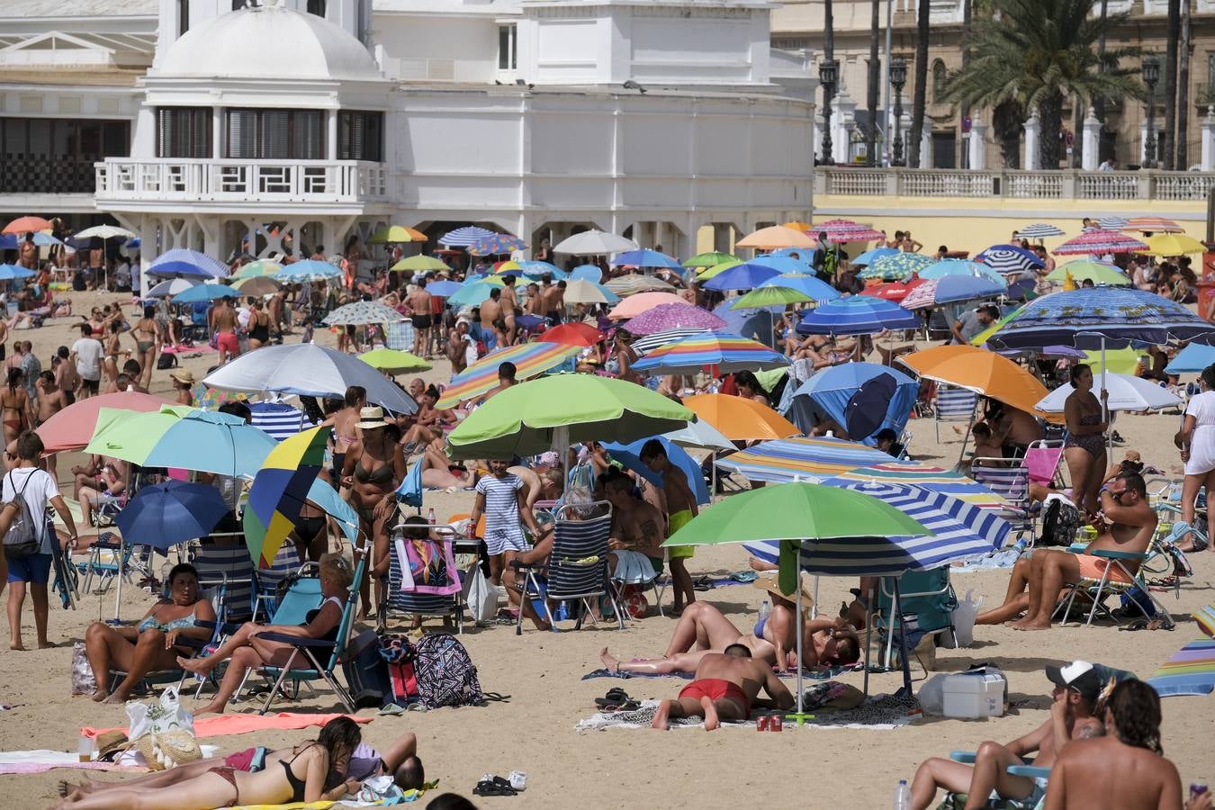 Fotos: La ola de calor en cádiz