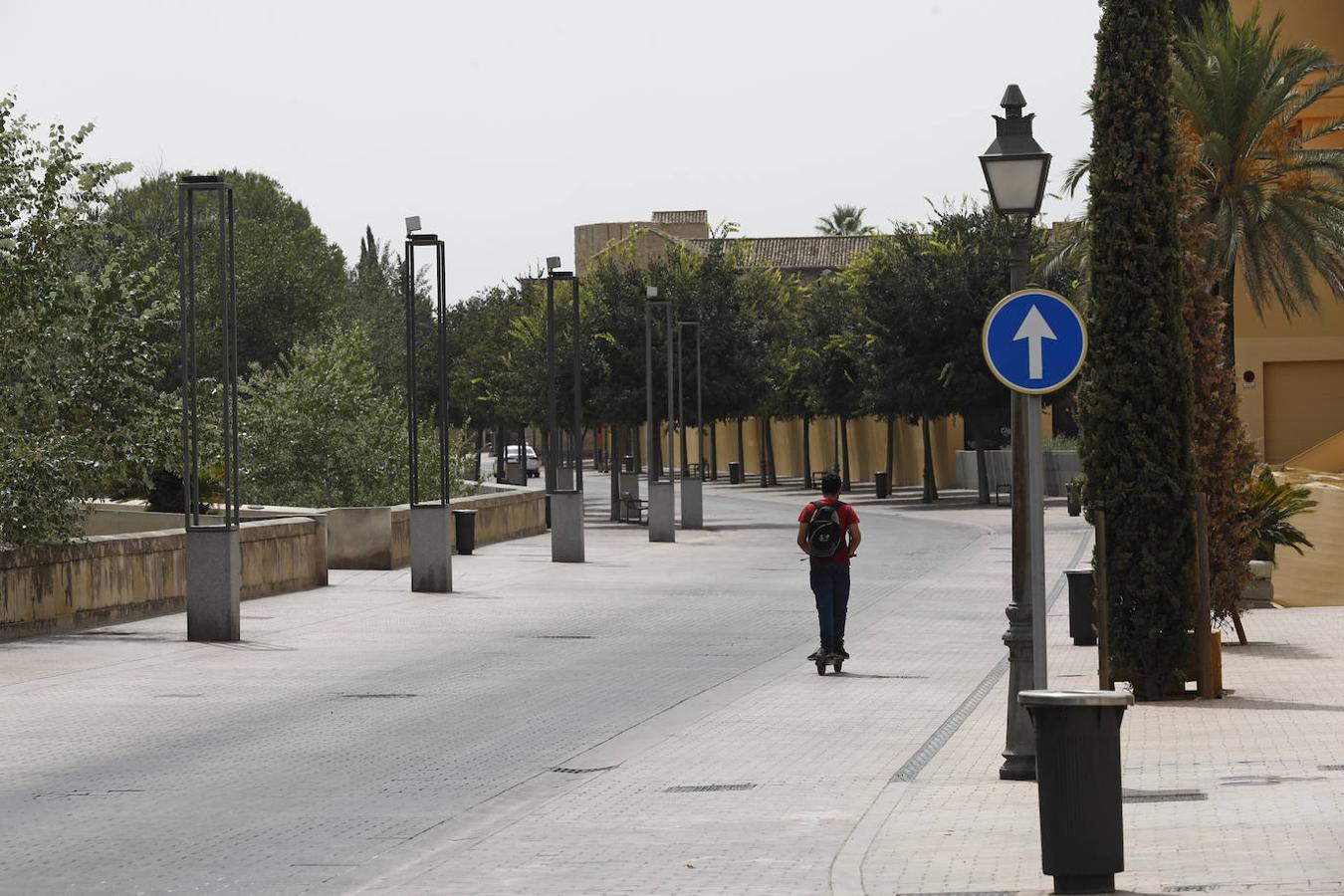 En imágenes, Córdoba desierta en plena ola de calor