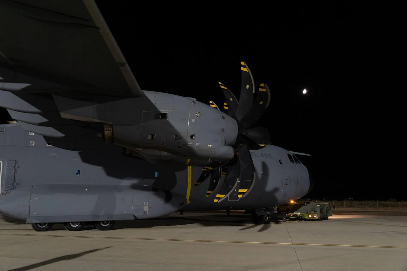 En imágenes, el despegue del primer avión desde Zaragoza para la repatriación de españoles de Afganistán