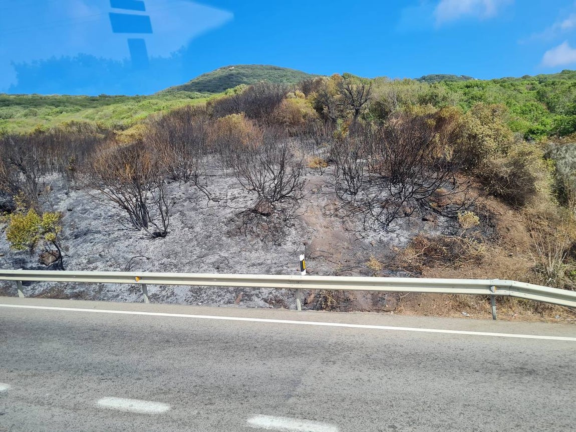 Fotos: El incendio de Tarifa se reactiva a causa del viento