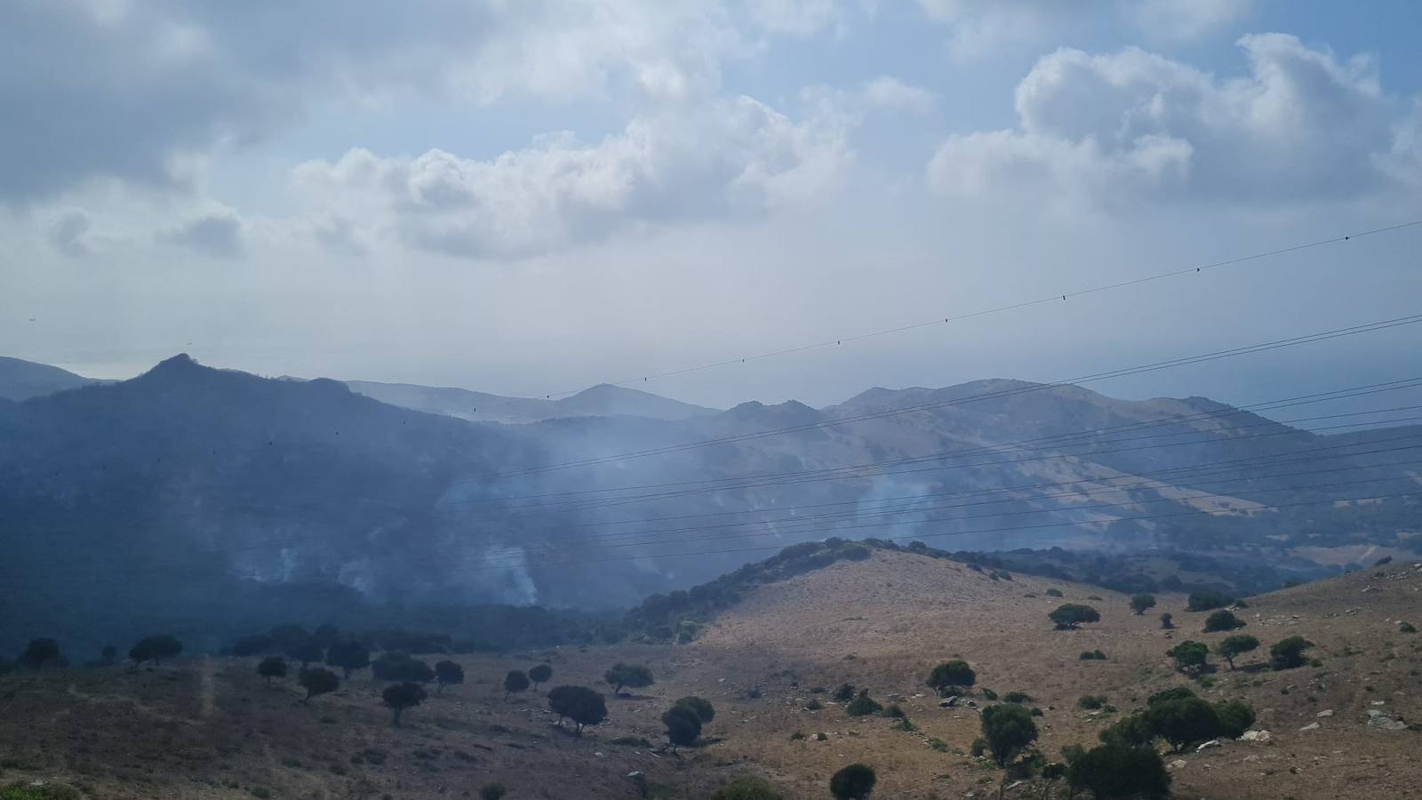 Fotos: El incendio de Tarifa se reactiva a causa del viento