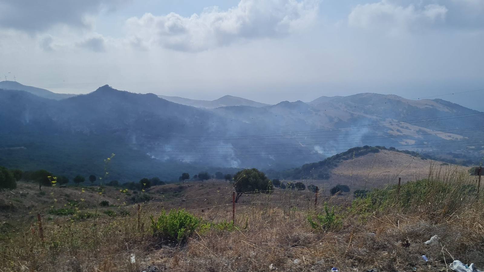 Fotos: El incendio de Tarifa se reactiva a causa del viento