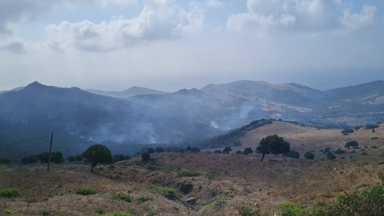 Fotos: El incendio de Tarifa se reactiva a causa del viento