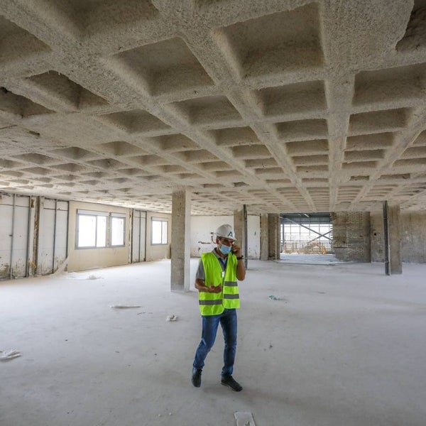 En imágenes: así avanzan las obras del Hospital Militar de Sevilla