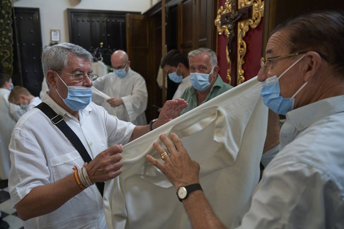 La eucaristía del Rocío Chico, en imágenes