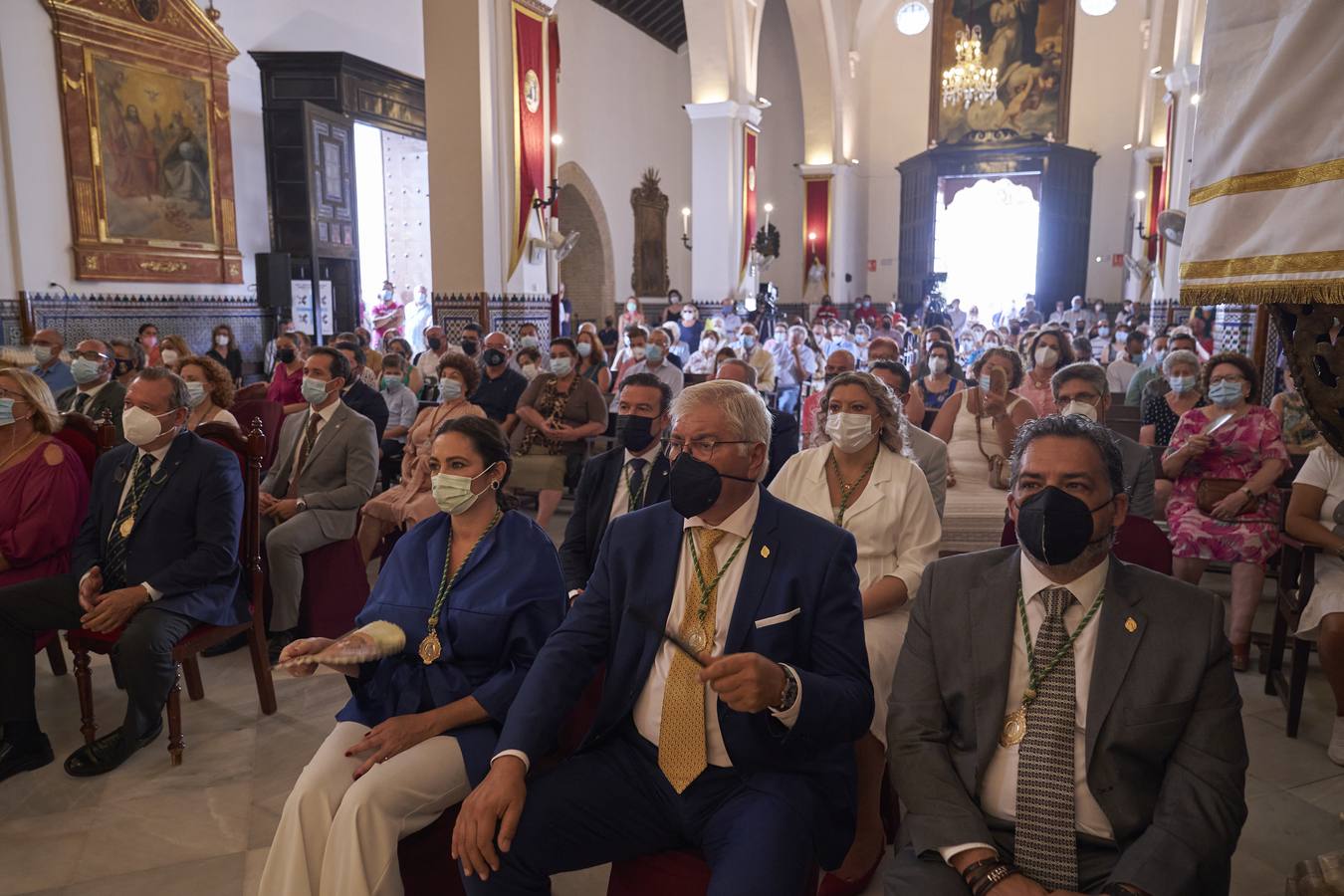 La eucaristía del Rocío Chico, en imágenes