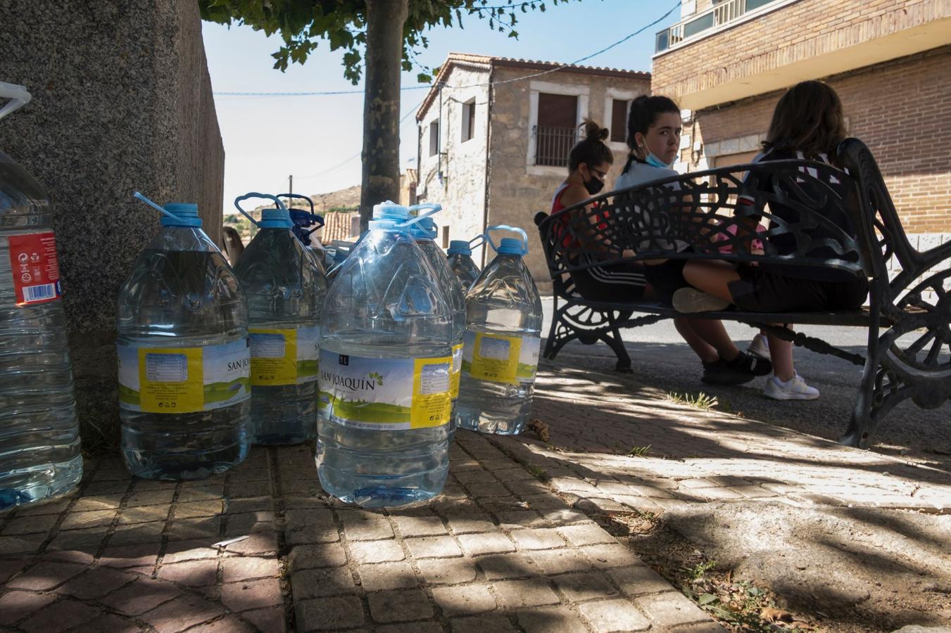 Garrafas de agua en Riofrío