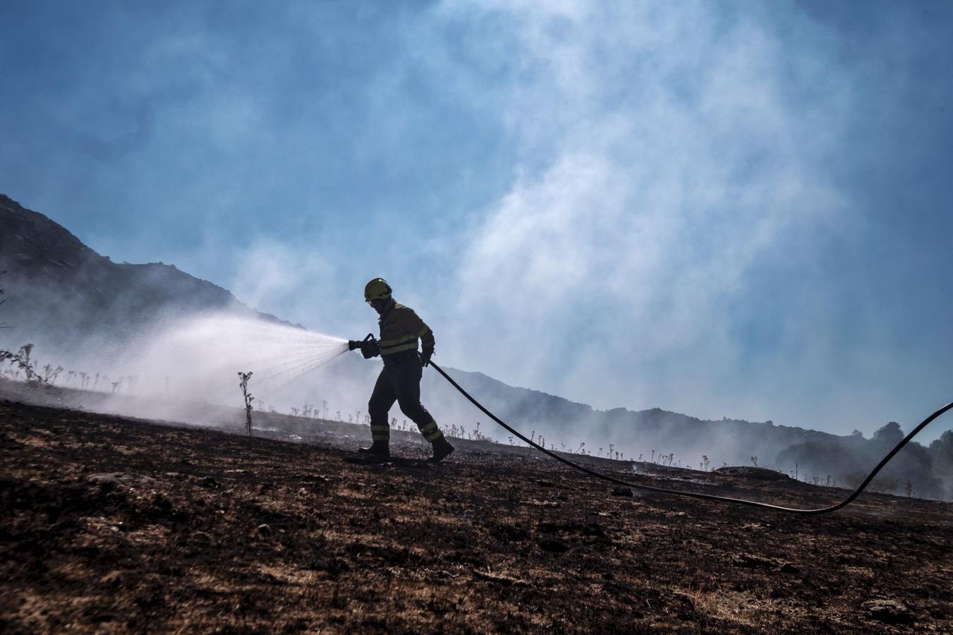 Bomberos en Riofrío