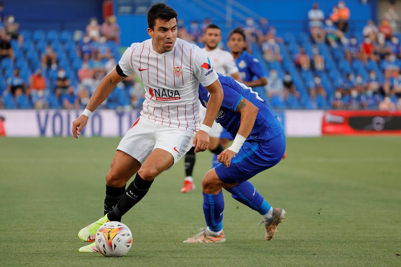 Partido ﻿entre el Getafe y El Sevilla disputado en el Coliseum Alfonso Pérez