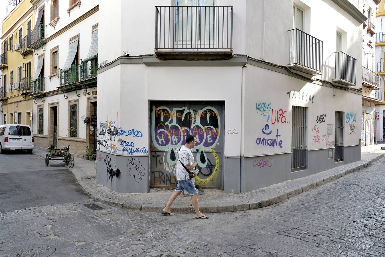 Grafitis en las calles del Centro