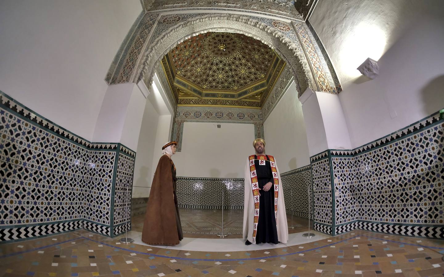 La figura de Alfonso el Sabio, a escena en el Alcázar