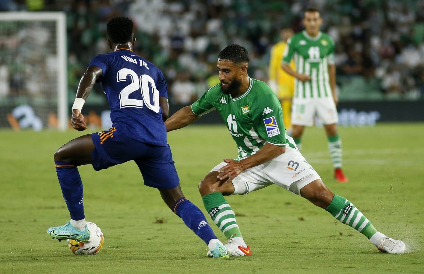 Partido entre el Real Betis y el Real Madrid disputado en el Benito Villamarín