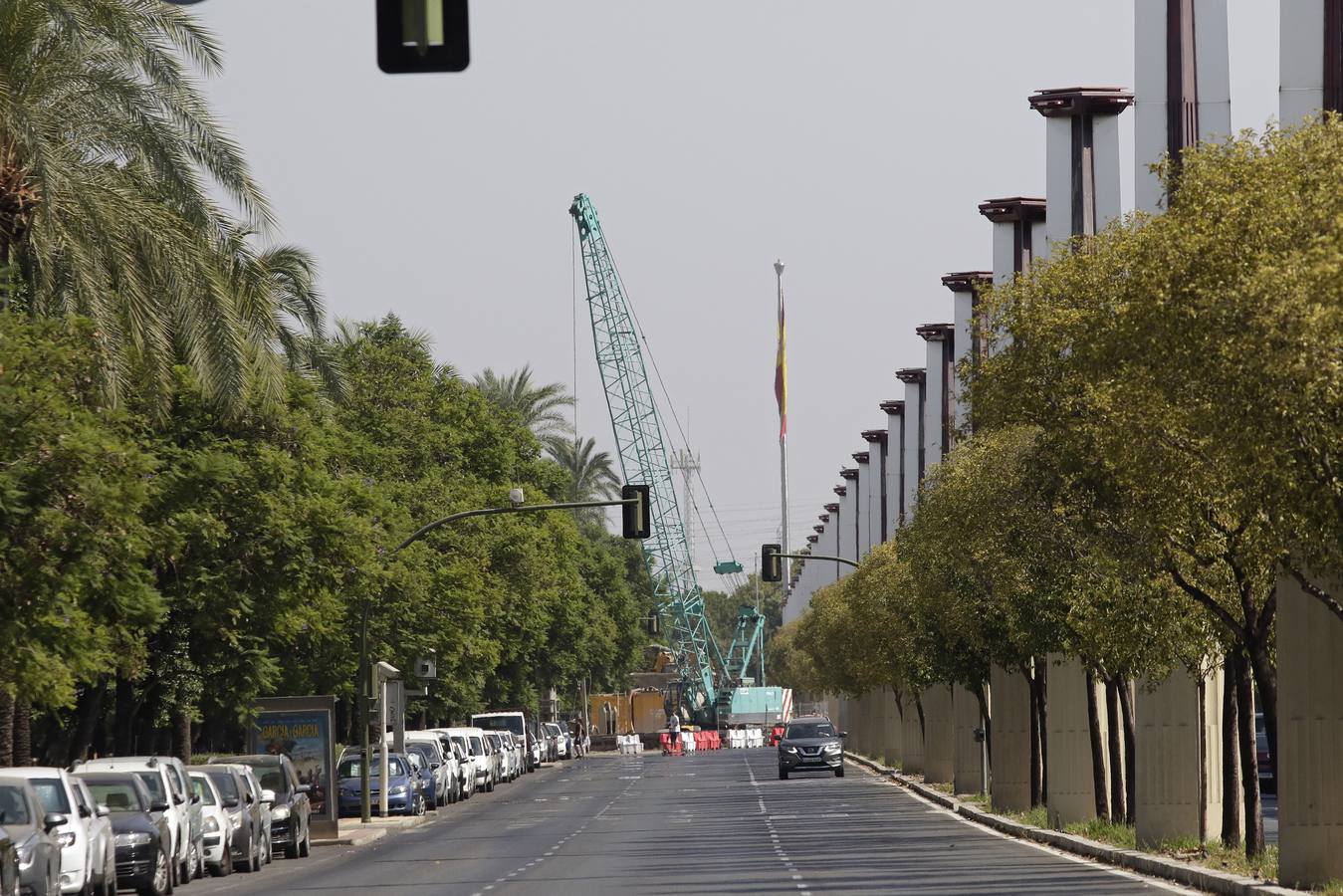 Obras en la avenida de la Cruz Roja y Torneo que se encontrarán los sevillanos a la vuelta de las vacaciones